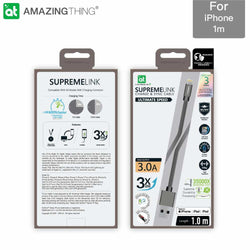 SUPREMELINK Power Max Lightning to USB-A Cable 1m