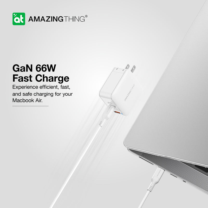 Thunder Pro GaN PD66W 2C1A Charger | US/UK/EU