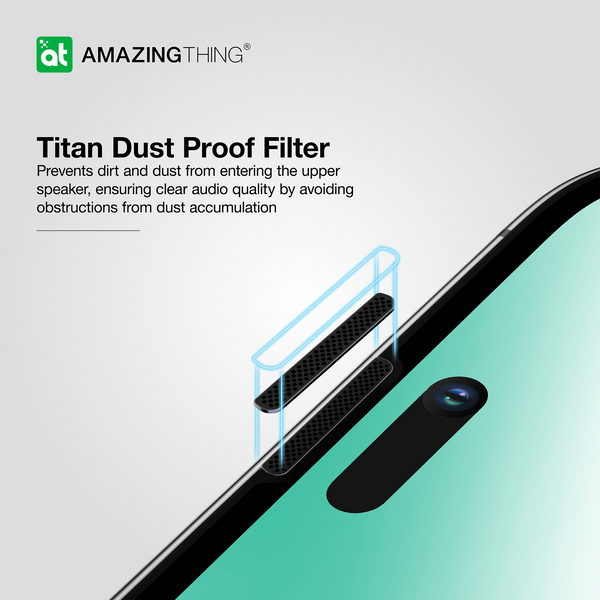 Titan Matte Tempered Glass Screen Protector | iPhone 15