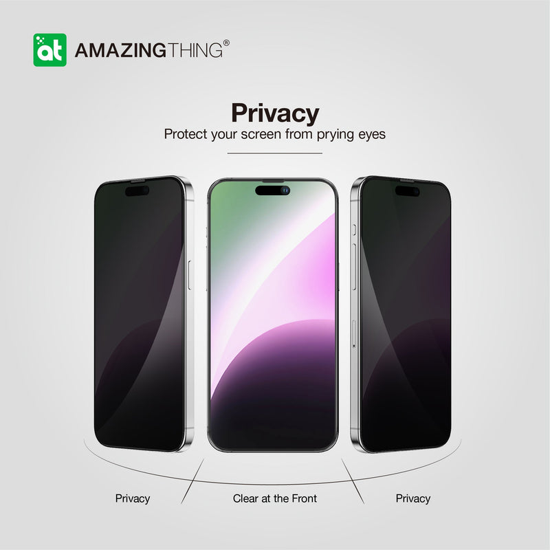 Titan Privacy Tempered Glass Screen Protector | iPhone 15 Plus