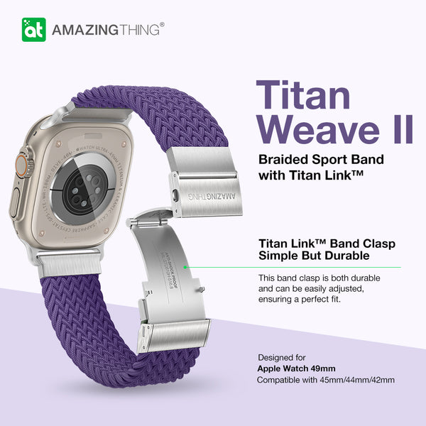 Apple Watch錶帶 TITAN WEAVE II 編織運動手錶帶 舒適透氣防水濺物料