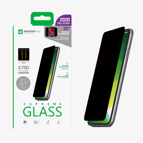 SUPREMEGLASS IPHONE 11 系列全覆蓋 2.75D 隱私玻璃螢幕保護貼