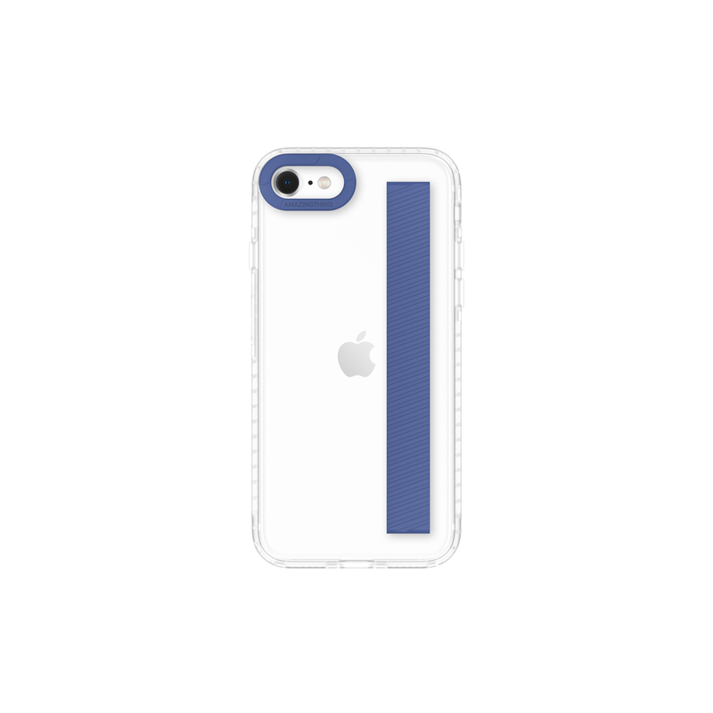 適用於 iPhone SE Gen 3 系列的 Titan Pro Band 抗菌防摔保護殼 |深藍