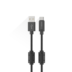 Power Max Pro Type C to USB-A Charging Cable with Dual Ferrite Ring | 3M